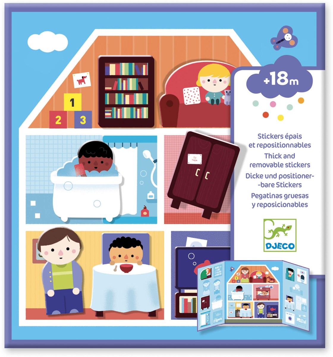 PEGATINAS REPOSICIONABLES LA CASA