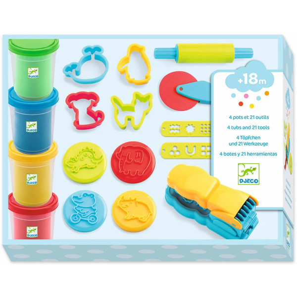 PASTA PER MODELAR ESTOIG AMB ACCESSORIS DJECO