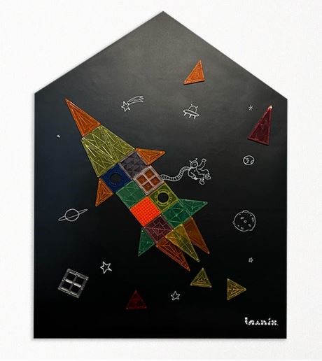 IMABOARD PIZARRA ADHESIVA 100 X 85 CM