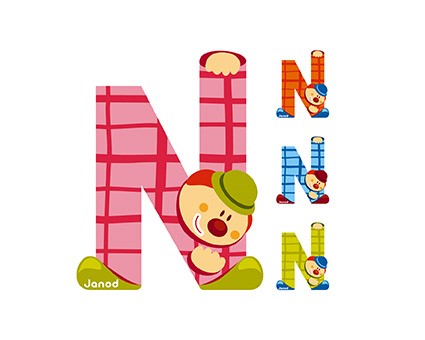 LLETRA N SÈRIE PALLASSO DE FUSTA