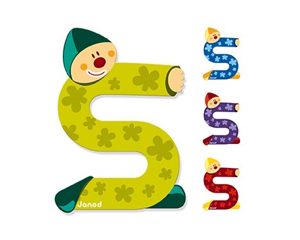 LLETRA S SÈRIE PALLASSO DE FUSTA