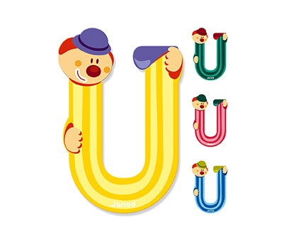 LLETRA U SÈRIE PALLASSO DE FUSTA