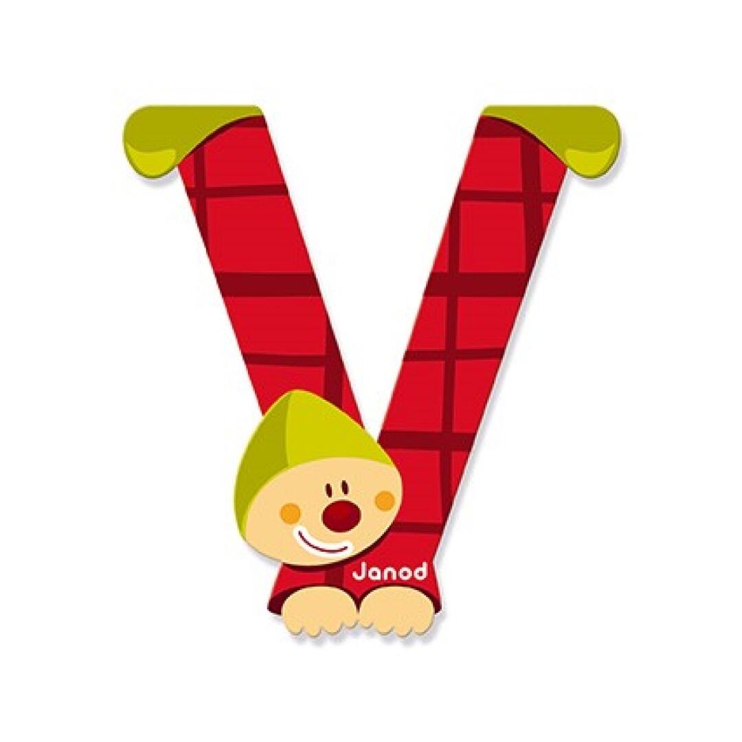 LLETRA V SÈRIE PALLASSO DE FUSTA