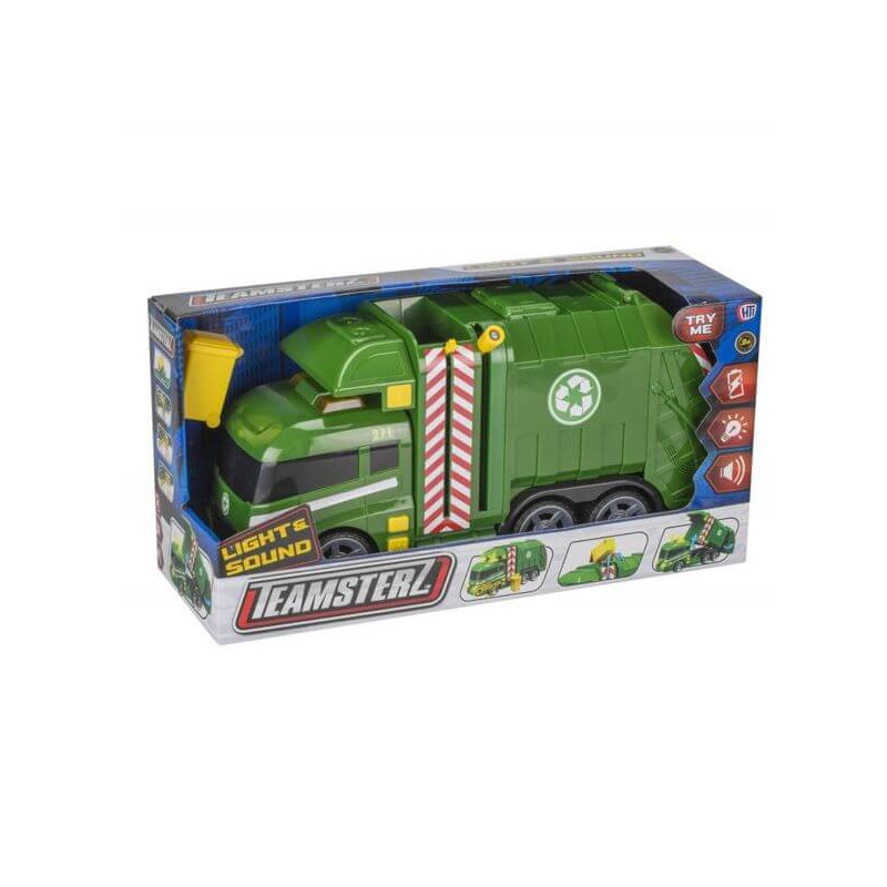 CAMIÓN DE BASURA 42 CM CON LUZ Y SONIDO TEAMSTERZ
