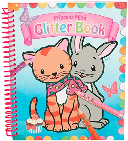 CUADERNO PARA COLOREAR PURPURINA