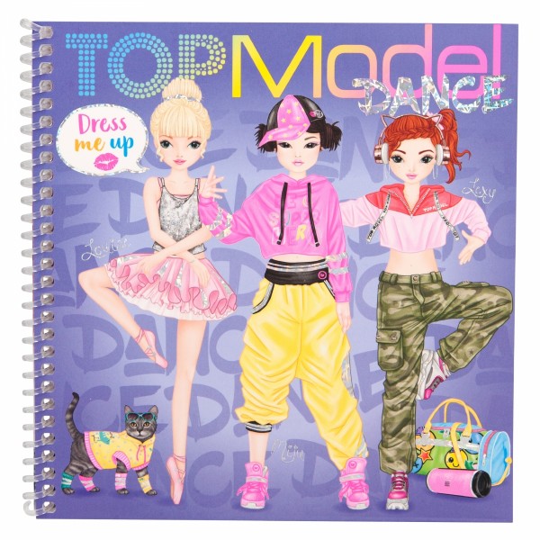 CUADERNO CON CALCOMANÍAS TOP MODEL