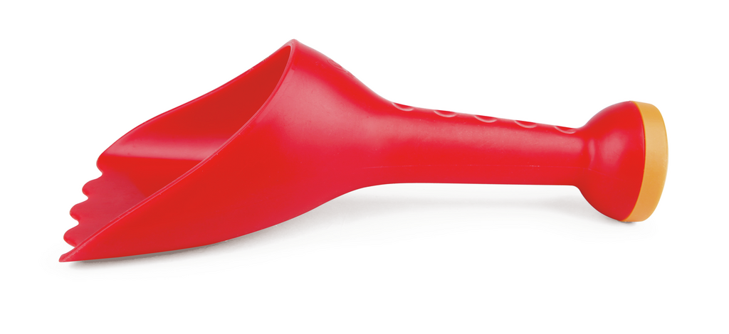  pala cavadora y rociadora roja de hape