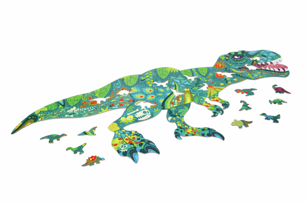 PUZLE DE TERRA BRILLANT DE DINOSAURES