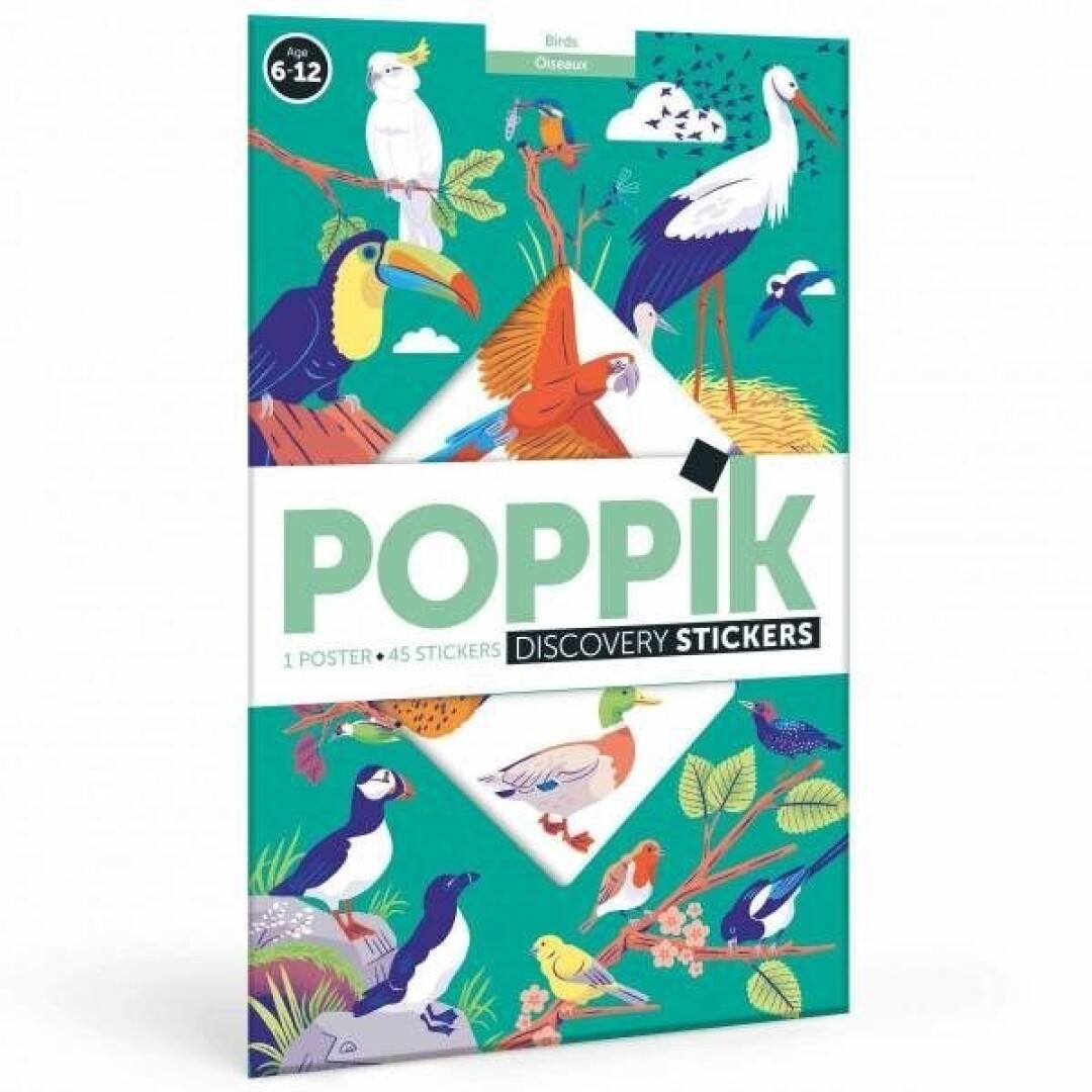 PEGATINAS AVES POPPIK