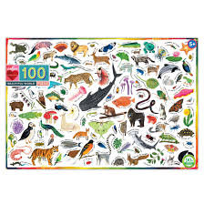 PUZLE ANIMALS 1OO PECES