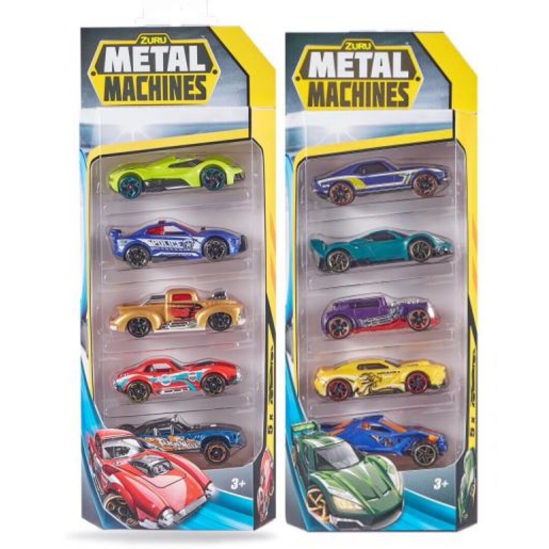 PACK 5 COTXES METAL