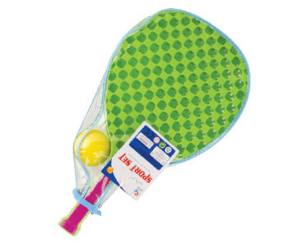 SET PALAS CON PELOTA SOFT CON FUNDA