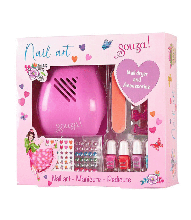 SET DE SECADOR Y ESMALTE DE UÑAS