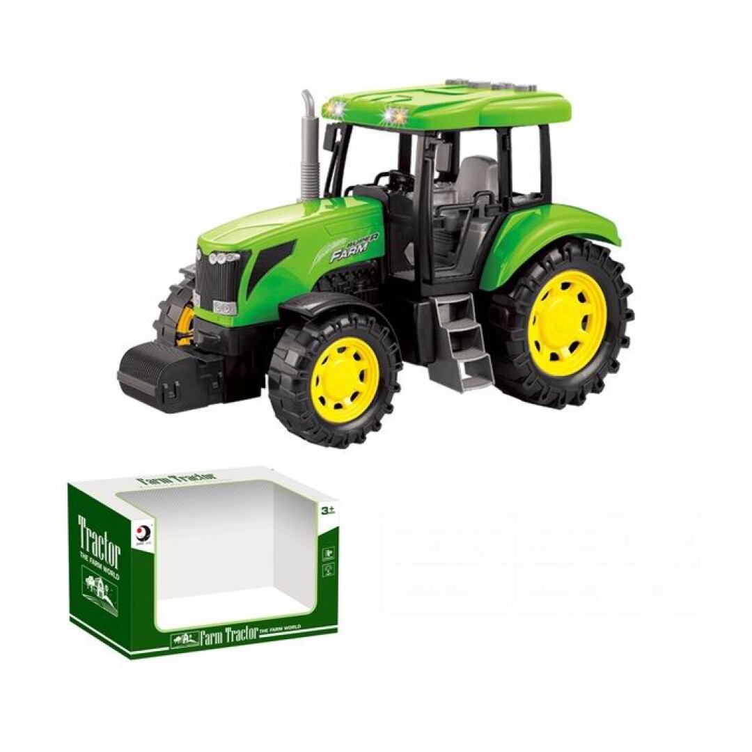 TRACTOR VERDE CON SONIDO