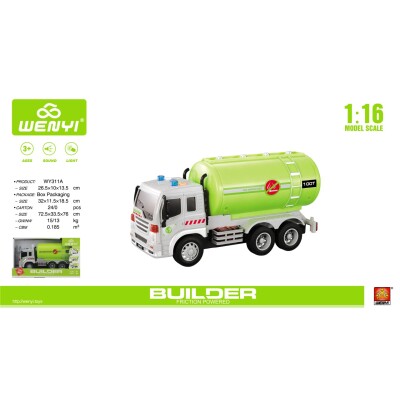 CAMIÓN CISTERNA CON LUZ Y SONIDO