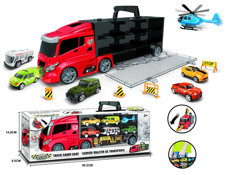 CAMIÓN MALETÍN CON 6 COCHES