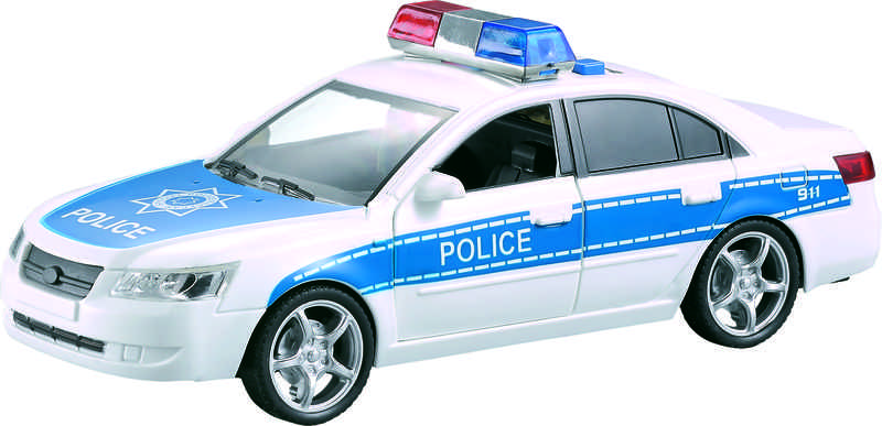 COCHE POLICÍA LUZ Y SONIDO