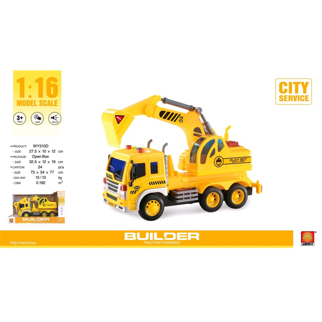 CAMIÓN EXCAVADORA 01:16 LUZ Y SONIDO