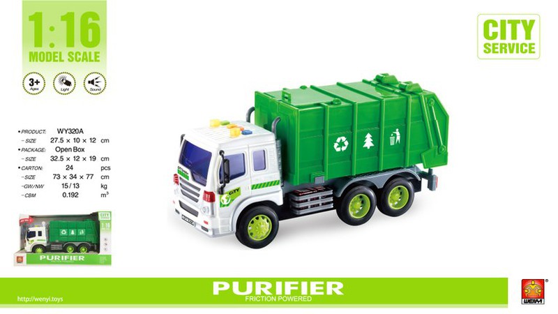 CAMIÓN BASURA LUZ Y SONIDO