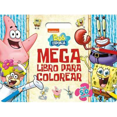 bob esponja. megalibro para colorar  bob esponja. megalibro para colorar