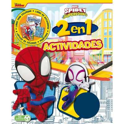 spidey. actividades 2 en 1  spidey. actividades 2 en 1