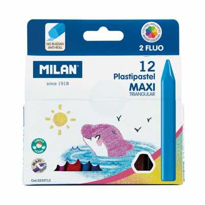12 plastipastel maxi triangular