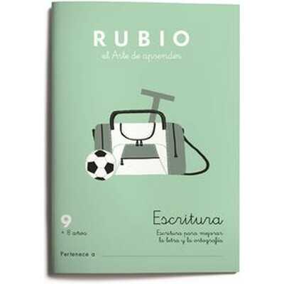 quadern rubio escritura 9  quadern rubio escritura 9