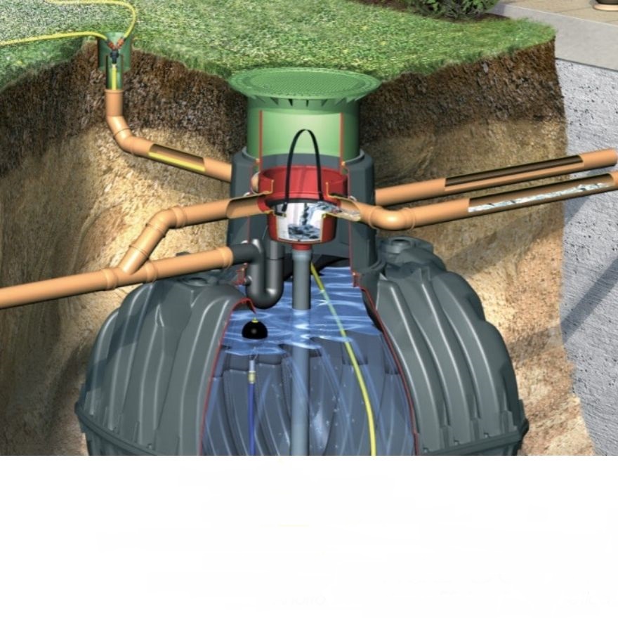 Cisternas y depósitos para recuperar agua de lluvia