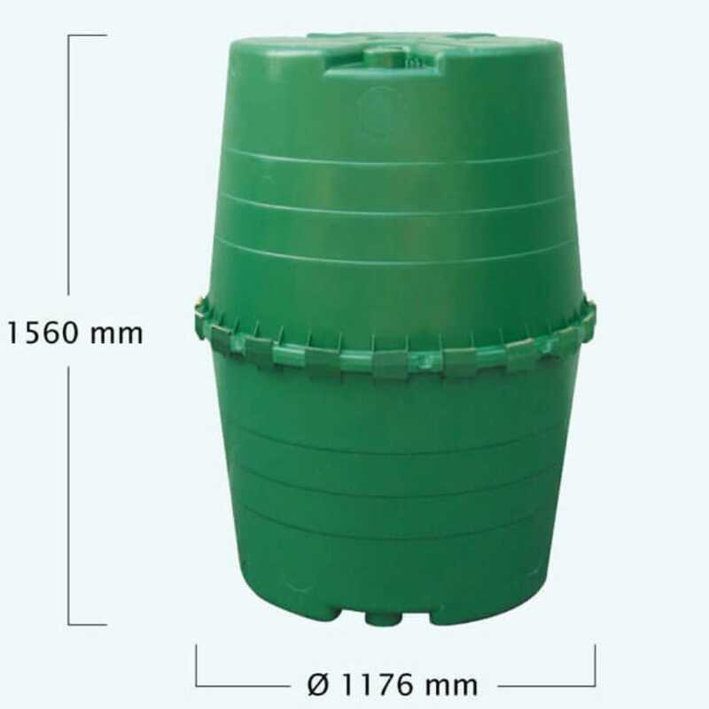 Depósito agua de lluvia para jardín y exterior de 300 litros Depósito de  agua de lluvia para jardín y exterior de 300 litros económico [] - 149,60€ 