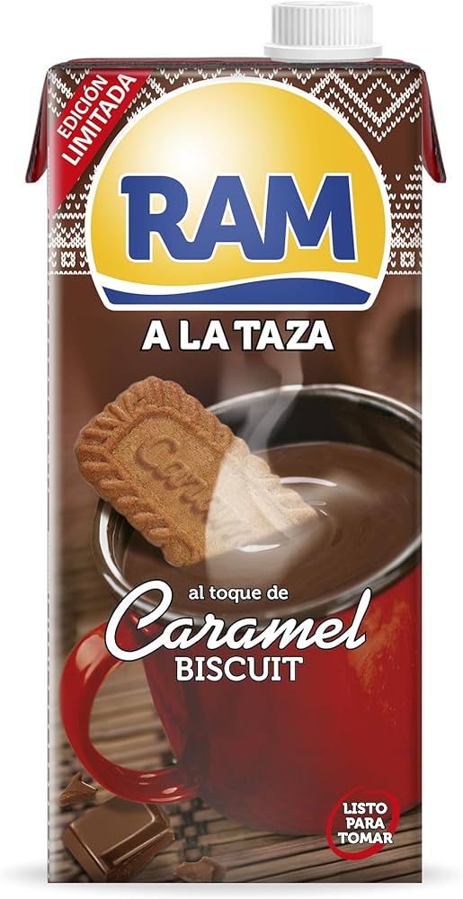 CHOCOLATE A LA TAZA RAM CARAMEL/BISC 1L 1