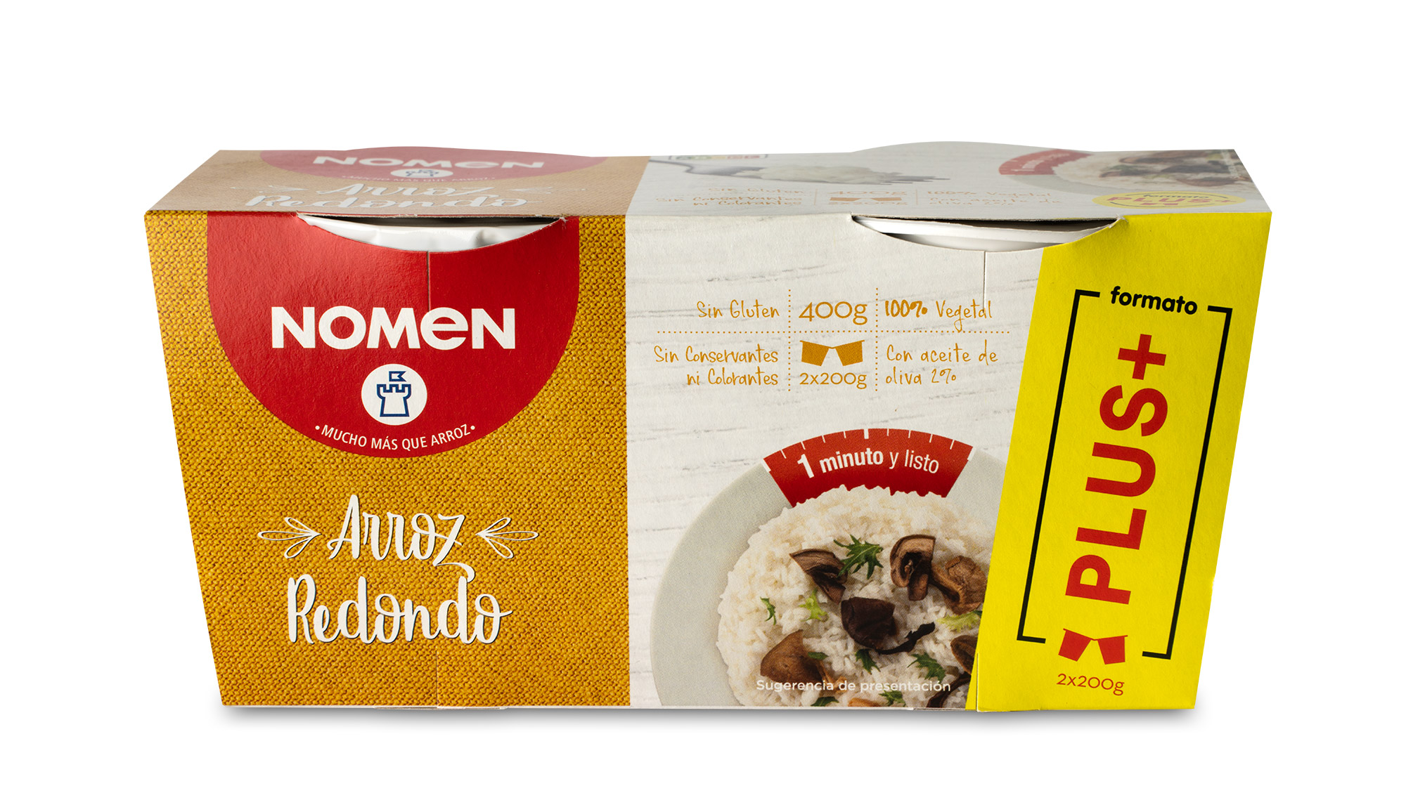 ARROZ REDONDO NOMEN 2 x 200 GR (1 MIN.) 1