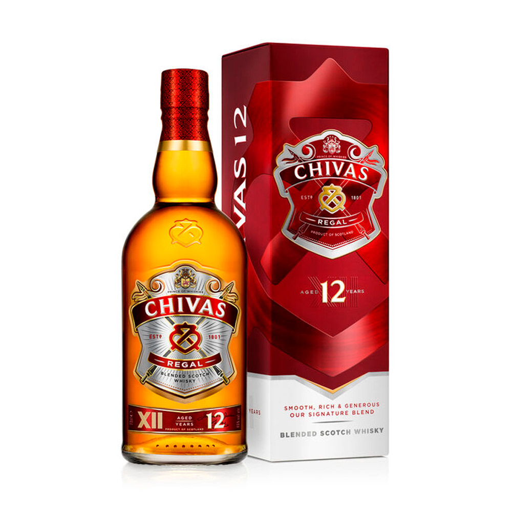 WHISKY CHIVAS 12 AÃ OS 70 CL 2