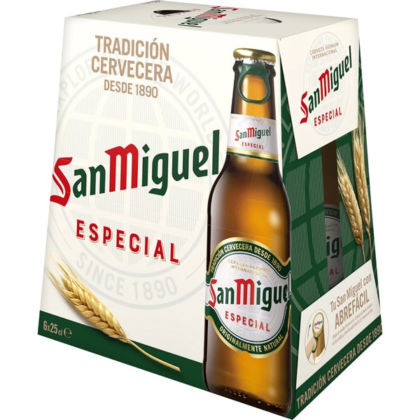 CERVEZA SAN MIGUEL 25 CL P-6 2