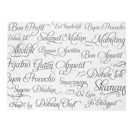 MANTEL IDIOMAS BURDEOS 30X40P-500 2