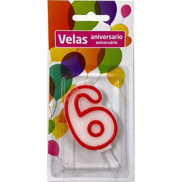 VELA ANIVERSARIO N.6 SELEX 1