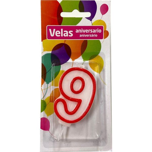 VELA ANIVERSARIO N.9 SELEX 1