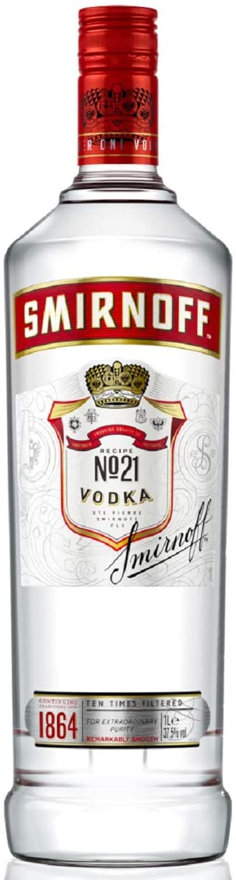 VODKA SMIRNOFF 1 L 37,5Â§ 1