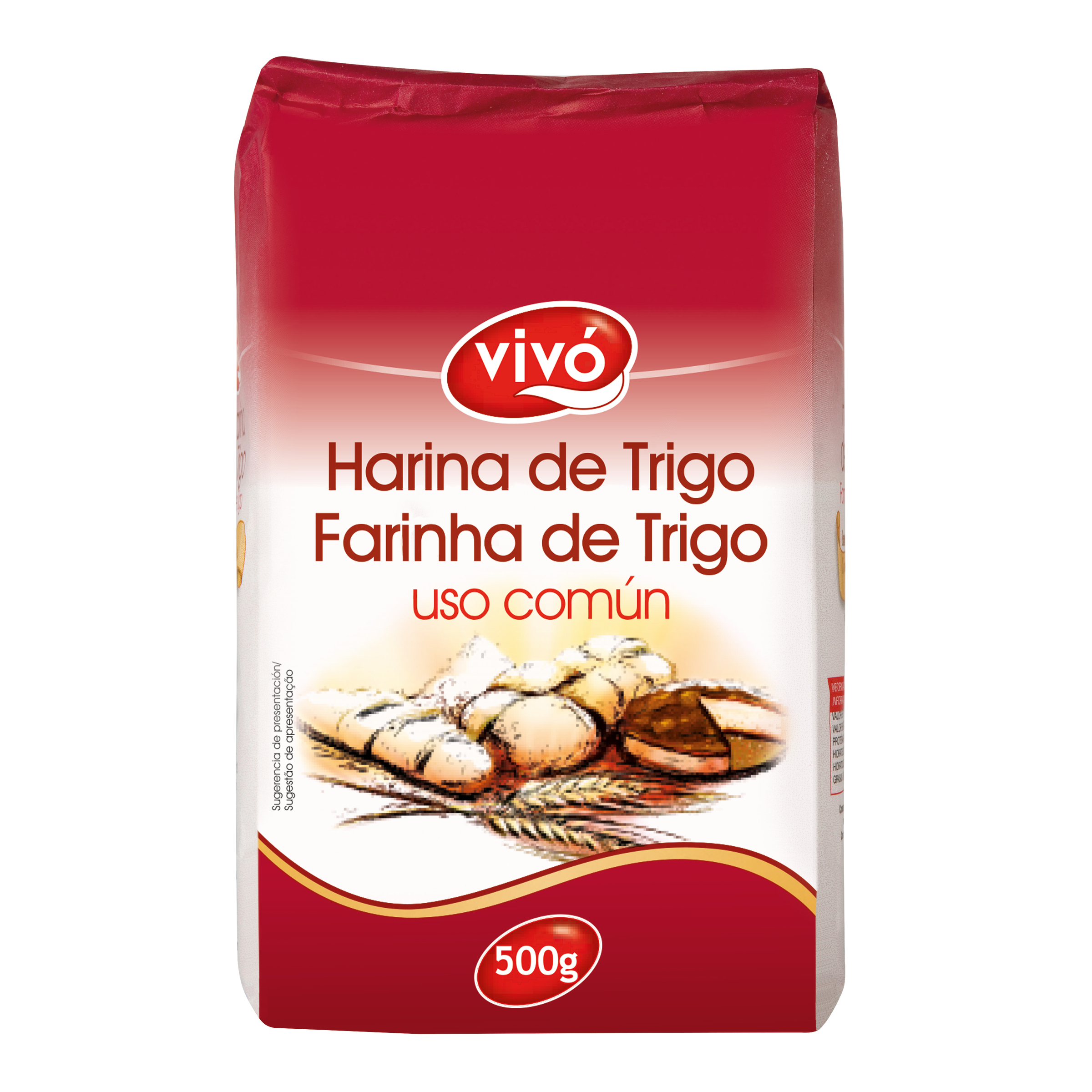 HARINA TRIGO VIVO 500 G 2