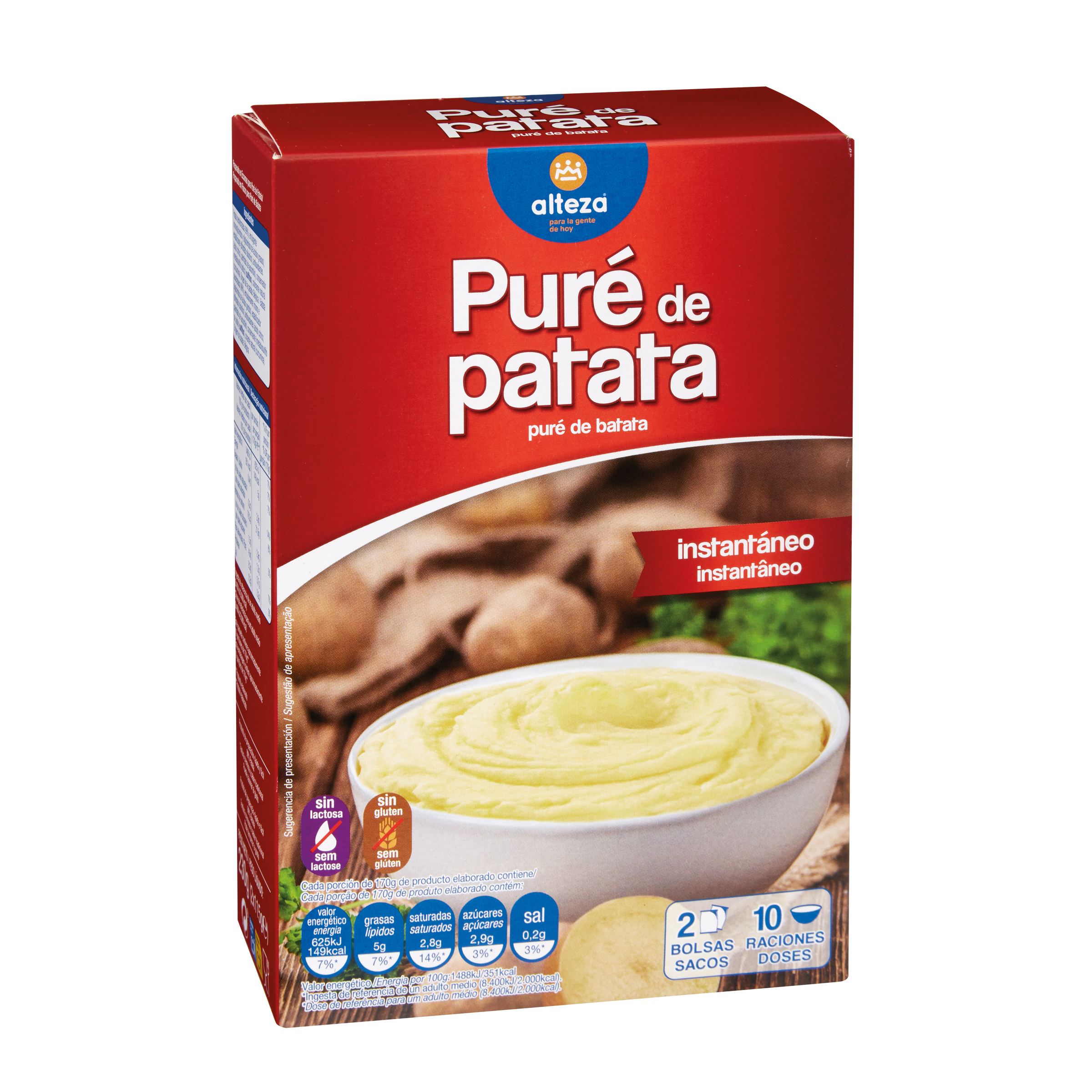 PURE DE PATATAS WE NATURAL 230 GR 2