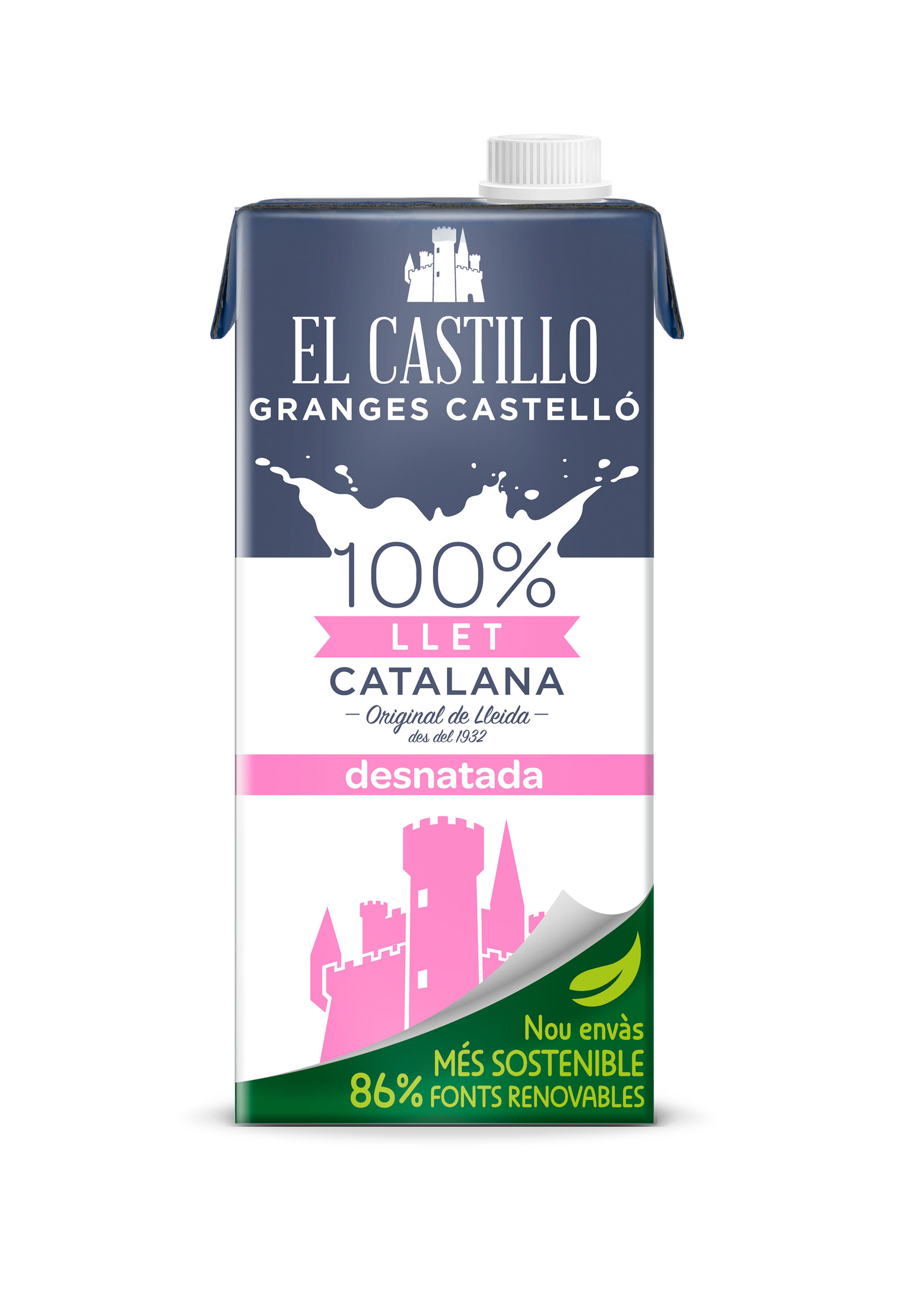 LECHE CASTILLO DESCREMADA BRIK 1 L 2
