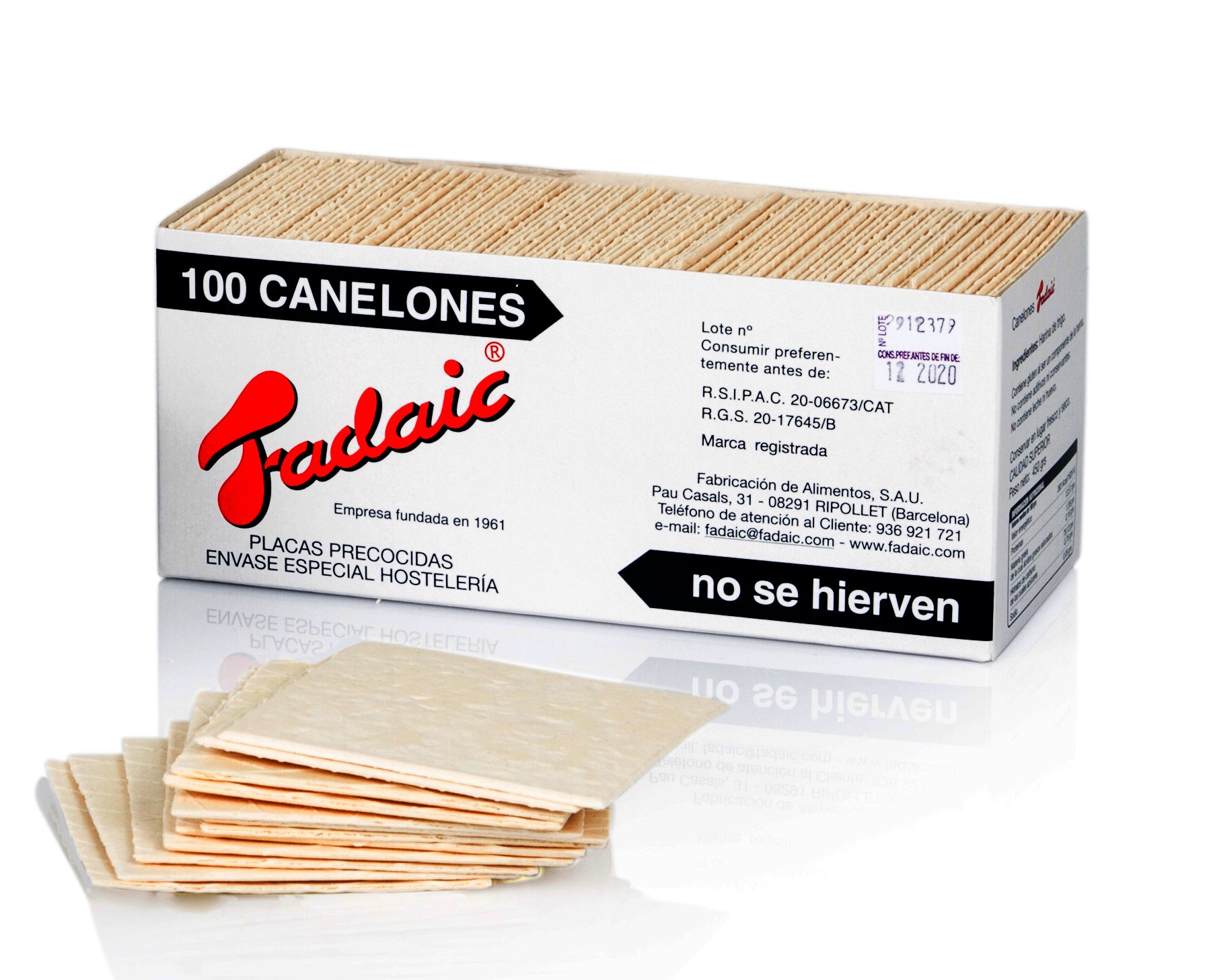 CANELONES FADAIC HOSTELERIA 100 U 2