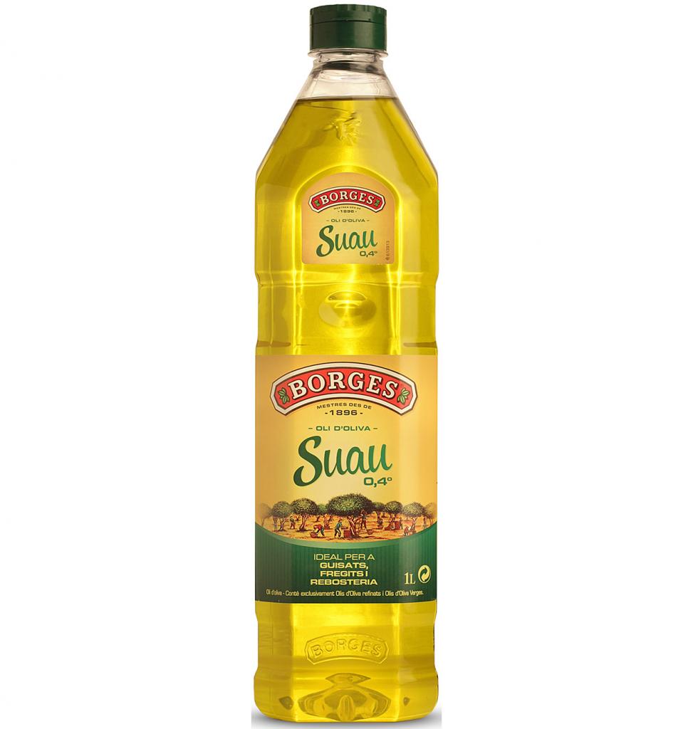 ACEITE OLIVA SUAVE BORGES 1 L. 2