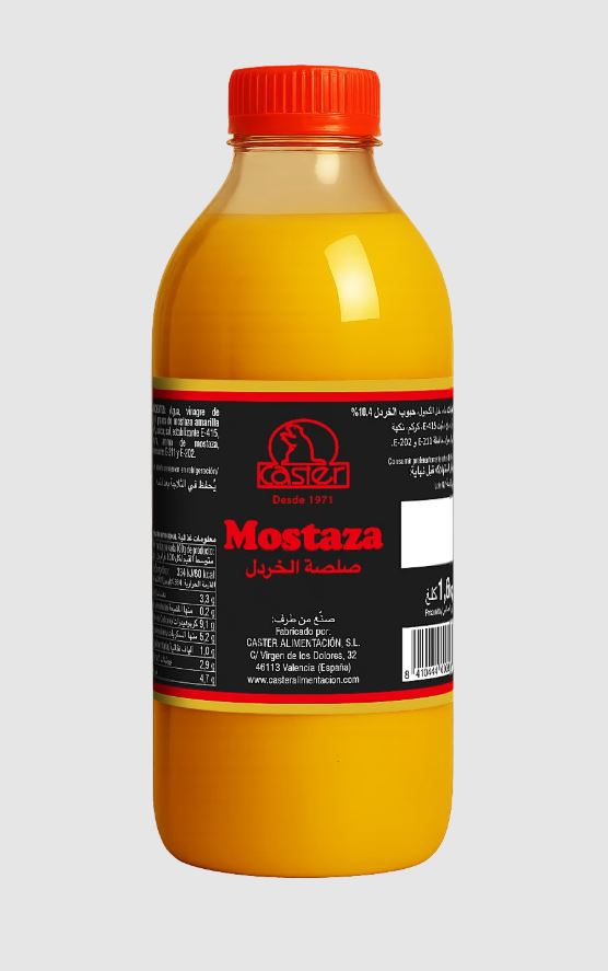MOSTAZA CASTER 1.6 KG. 1