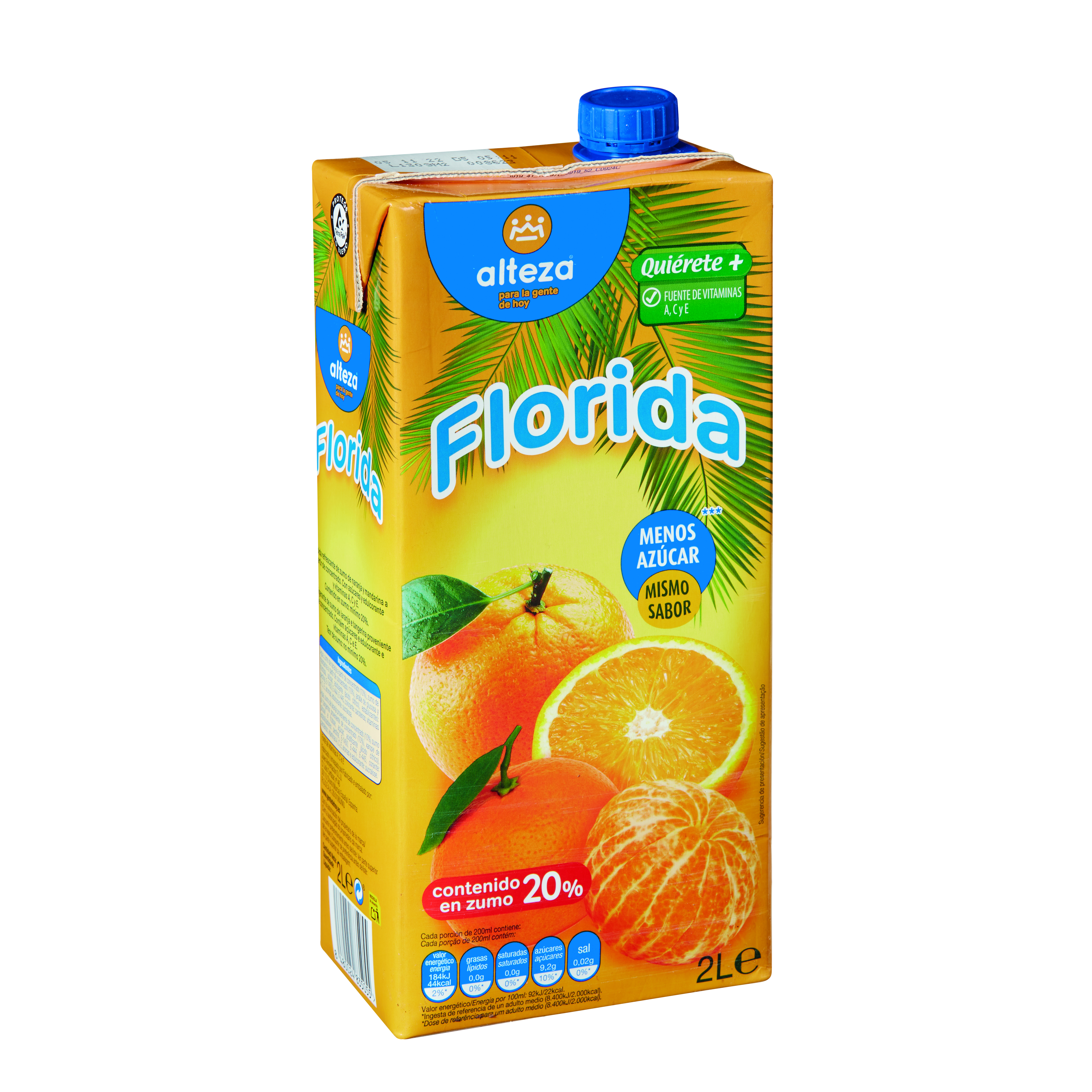 BEBIDA ALTEZA FLORIDA BRIK 2 L 1