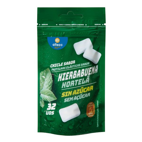 CHICLET ALTEZA HIERBABUENA S/AZ.32 GRAG. 2