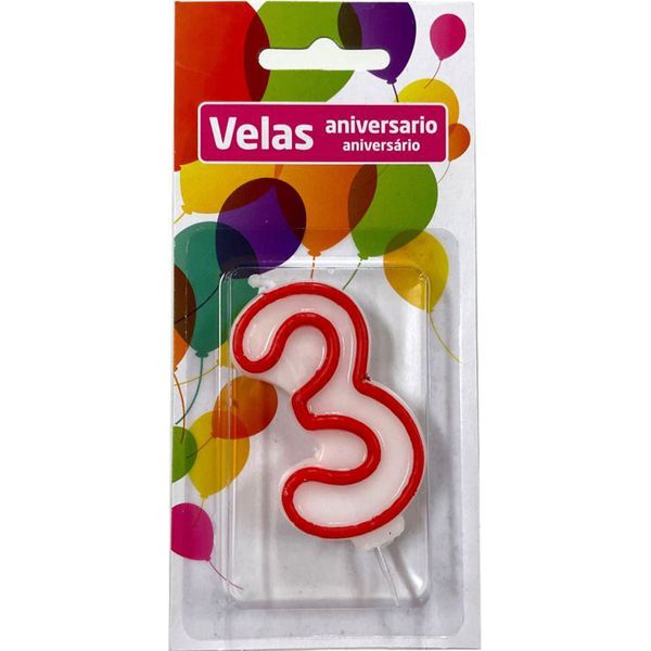 VELA ANIVERSARIO N.3 SELEX 1