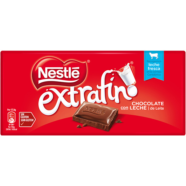 CHOCO.NESTLE EXTRAFINO LECHE 125GR 1