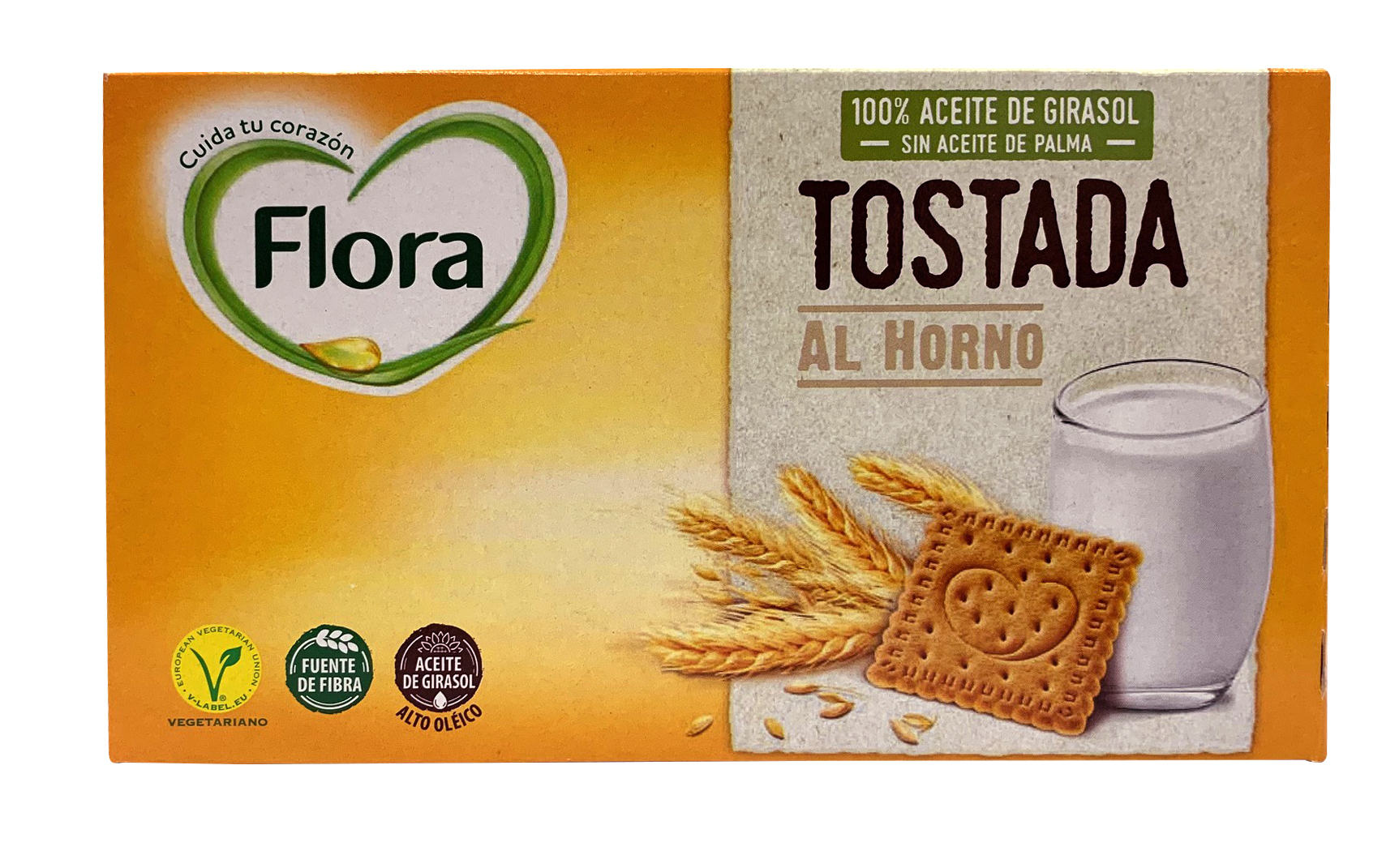 TOSTADA DORADA FLORA 450 GR 1