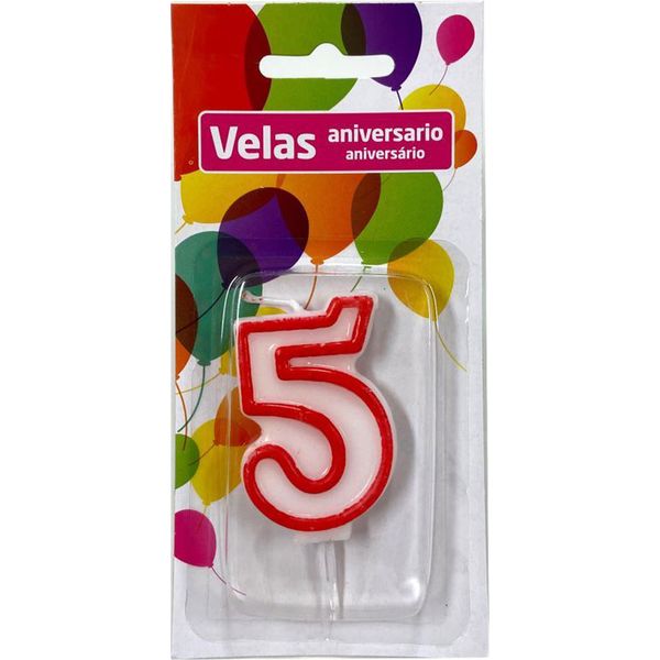 VELA ANIVERSARIO N.5 SELEX 1