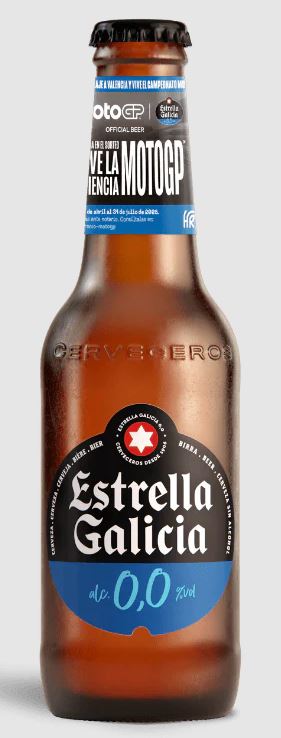 CERVEZA ESTRELLA GALICIA 0,0 BOT.25CLP-6 2